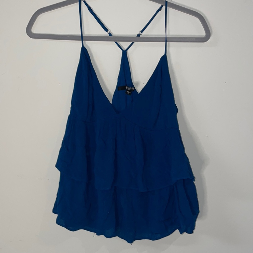 GUESS Deep V neck tank